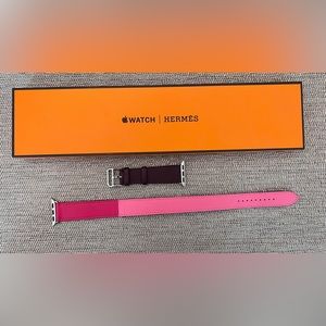 Apple Watch Hermes Double Tour in Pink